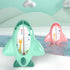 Floating Cartoon Bath Thermometer for Safe Tub Temperature Monitoring - Green