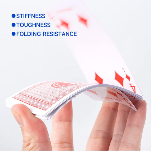 6-Deck Rummy GSE Games & Sports Expert Canasta Cards with Point Values, Includes Canasta and Hand & Foot Game Rules
