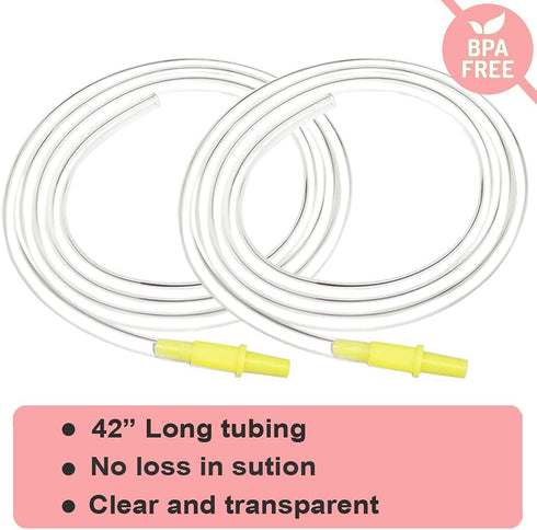 Medela Pump in Style Advanced Breast Pump Compatible Spare Tubing x4 - BPA Free Replacement (4 pc)