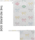 Burbuja 2 Pack, 2 Valentine's Bow Shapes Wet Dry Bags for Baby Cloth Diaper Waterproof Reusable Wet Bag with Zippered