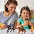 Western Figures Horse Carriage Model Playset, Plastic West Figurines Riding Horse Action Figure Educational Toys for