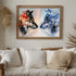 Bgraamiens Puzzle - Ice VS Fire - 1000 Pieces Fantasy Double Exposure Wolf Puzzle for Adults