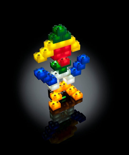 Light Stax Classic Light Up Building Bricks, 36 Blocks, Kids Building Blocks for Sensory Play