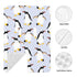 Zhbvncp Cute Penguins Baby Car Seat Cover & Breastfeeding Nursing Cover - Breathable Stretch Fabric Multi-Use Nursing