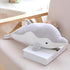 Levenkeness Dolphin Plush Hugging Pillow, Soft Large Stuffed Animal Toy Doll Gifts for Kids, 19.7"