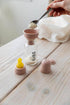 Set 225 ml BIBS Baby Glass Bottle Complete | BPA Free Natural Rubber | Made in Denmark | Blush