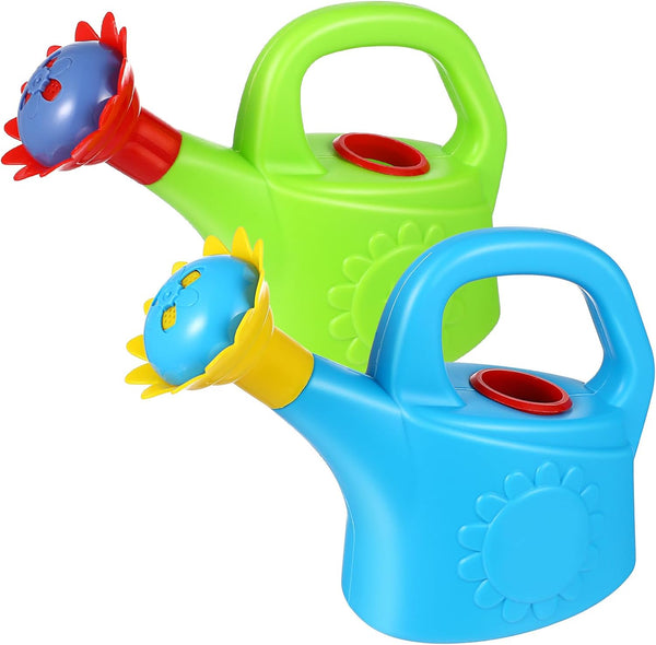 TOYANDONA 2PCS Watering Can Toys, Interesting Plastic Watering Can Toys Play House