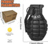 Toy-Hand Grenade for CS Battle Game, 9 Foam Ammo Tactical CS-Grenade Toys for Outdoor Team Sport, Age 14 and Up
