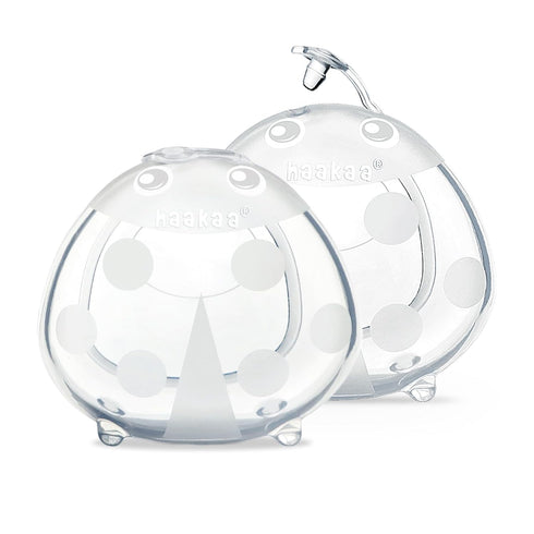 haakaa Ladybug Breast Milk Collector - Soft Breast Shells | Wearable Nursing