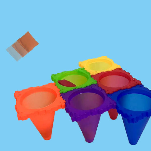 Outdoor Toys for Kids, Bead Bags for Tossing, Ring Toss Party Games, Obstacle Course, Backyard Games for Toddlers 3-5