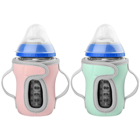 Beautyflier Glass Baby Bottle Sleeve Covers for 9oz Nature Baby Bottles with Dual