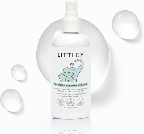 Littley Pacifier&Teether Cleaner | AlcoholFree HOCl Spray for Baby Pacifiers, Teethers, Bottles&HighTouch