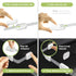 JJ MarketFlow 10-Pack 3M Child Proof Safety Strap Locks - No Drill Cabinet Locks Baby Proofing, Adhesive for Drawers