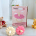 3 (Set 2) Ginbear Silicone Baby Teether for Girls, BPA Free Food Grade Infant Teething Toys, Soothing Baby Chew Toys