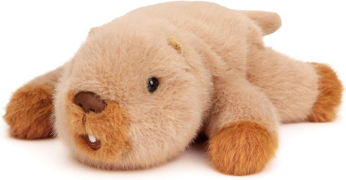 Cute Plush Beaver Toy - Soft Stuffed Animal for Kids' Birthdays