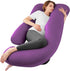 Sasttie Pregnancy Pillows for Sleeping, U Shaped Cooling Full Body Pillow with