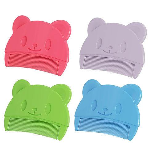 EMASDGEY Set Set Newborn Cradle Caps Comb Head Bear Shape Travel Hair Styling for Toddler Bath Head Massage Newborn
