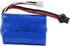 2 Pack 7.4V 1100mAh 8.51Wh SM-2P 2 H101 H103 2 Blomiky Li-ion Rechargeable Battery with Plug and Charger Cable fit