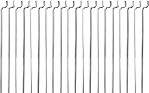 uxcell 1.2mm x 450mm (17.7 Inch) Steel Z Pull/Push Rods Parts for RC Airplane, Boat Replacement (Pack of 20)