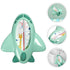 Mikinona Bath Thermometer Floating Cartoon Tub Thermometer for Newborn Safety Water Temperature Measurement Green