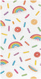 CZXW Rainbow with Sprinkles Crib Sheets Fitted 52" x 28" Natural Cotton Soft