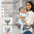6 1 744 lbs in Hip Carrier for Baby - Easy to Wear Ergonomic Front Facing Baby Carrier with Hip Seat for - Baby Harness