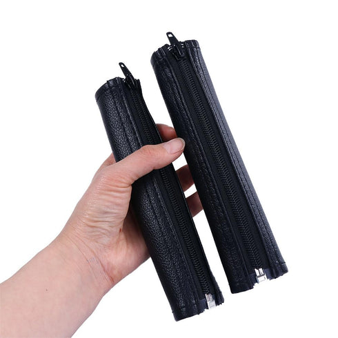 2 Pcs Baby Stroller Handle Cover, PU Leather Waterproof Protective Cases