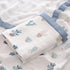 Muslin Soft Swaddle Blankets, Baby Quilt for Boy Girl Toddler Daycare, 43X45 inches (Potted Plant)