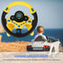 Coherny Simulated Driving Controller - Portable Steering Wheel Toy for Children, Educational Sounding Interactive Gift