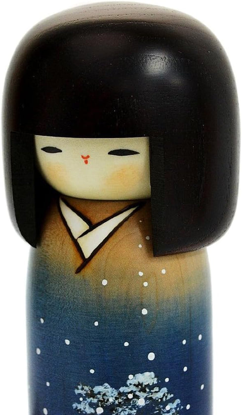 Aeiniwer Usaburo Sosaku Kokeshi Doll Yukigeshou, Made in Japan
