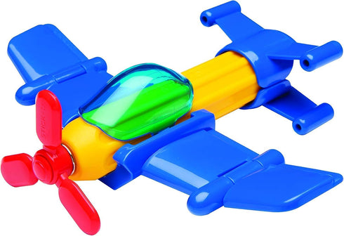 STICK O City 16 Piece Magnetic Building Set, Rainbow Colors, Educational STEM Toy Ages 36M+