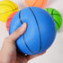 Shindel 5 Inch Mini Toy Basketball - 6PCS Colorful Rubber Basketballs with Pump for Toddlers, Indoor and Outdoor Play