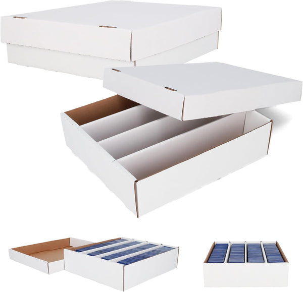 3ct Monster Box Trading Card Storage Box - Holds 3200 Cards - Premium Cardboard for Magic, Sports Cards