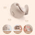 CAROFAFA Faucet Cover Bathtub Baby Spout Cover Soft,Bath Faucet Cover for Baby's and Kid's Safety (Whale Grayish Beige)