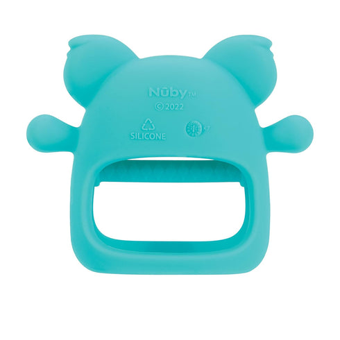 Nuby Silicone Wrist Teething Mitten, Baby Teether Ring for 3+ Months - Koala