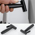 QFZFQOLSS Handheld Bidet Sprayer Black Cloth Diaper Sprayer for Toilet Bidet Sprayer Head Black Stainless Steel Sprayer