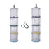 DODXIAOBEUL 2 Pcs 4 Tier Foldable Hanging Mesh Storage Basket with 2 Hooks,43.5