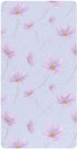 miaozhen Cotton Baby Crib Sheets Ultra Soft Daisy Flower Pastel Purple Playard Mattress