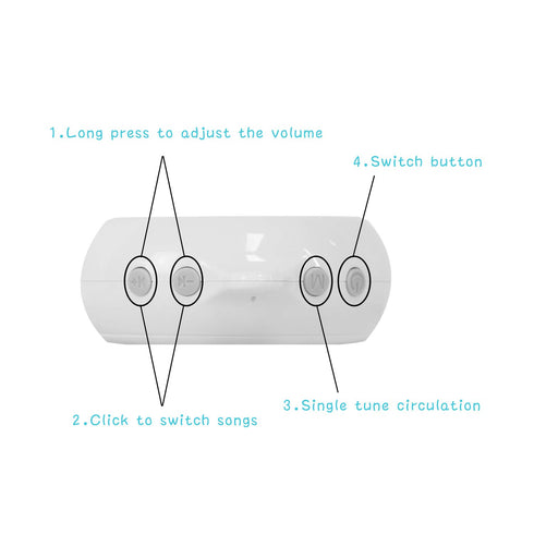 Baby Crib Mobile Motor | Battery-Operated Music Box with Bluetooth Connectivity | Spinner Crib Mobile