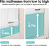 35.7" NUTIKAS Baby Bed Rail Guard for Crib - Toddler Bed Rails for Twin,Full, Queen, Toddlers, Bunk Size Bed Swing Down