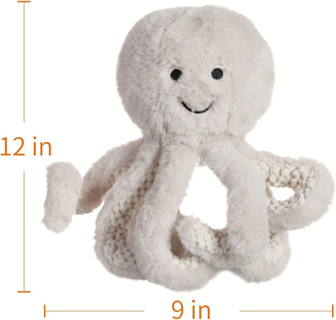 Apricot Lamb Ocean Animals Toys Plush Beige Octopus Sea Stuffed Animal Soft Cuddly Perfect for Boys & Girls 12 Inches
