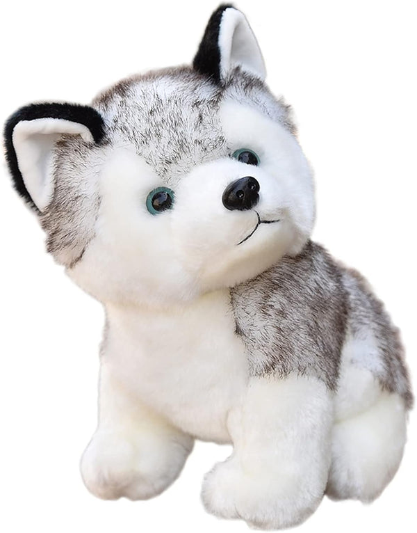 CHELEI2019 7.9" Husky Stuffed Animal, Stuffed Husky Dog Plush Pillow Toy, Gifts for Kids