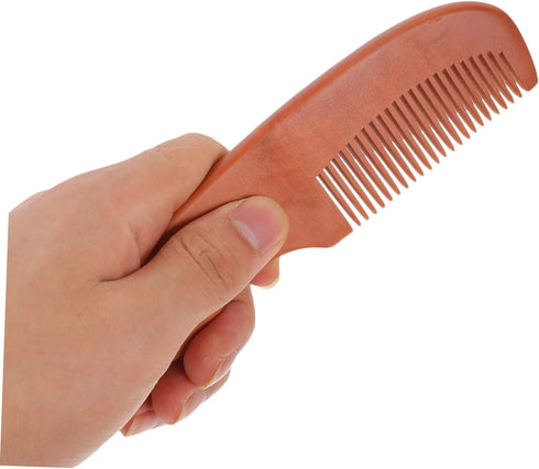 Set: Newborn Hair Care Wooden Brush & Comb for Gentle Scalp Care