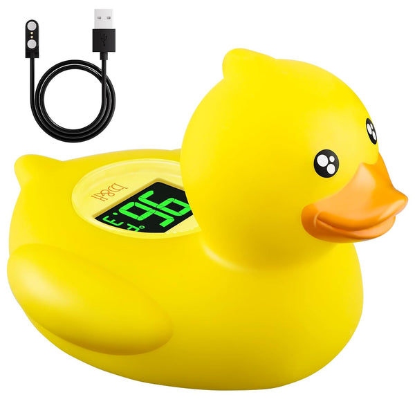 b&h Duck Rechargeable Baby Bath Thermometer - Fast Temperature Reading, Digital Water