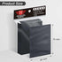 1200 Pcs Black Card Sleeves for Trading Cards, Soft Clear Card Protective Sleeves Deck Card Protectors Fit for Baseball