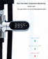 Shower Thermometer - LED Digital Display Baby Bath Water Thermometer with 360° Rotating Screen for Home Bathroom