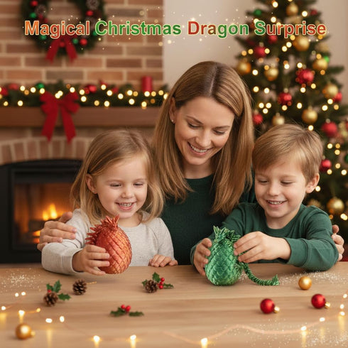 6 3D 1 Set, Mydethun PCS Printed Dragon Eggs, Glow in the Dark Dragon - Customizable Lore Cards, Articulated Fidget Toy