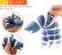 MEIEST Toy,3D Fidget Slug Articulated Stretch Shark Stress Reliever Hand Toy, Sensory Stress Relief Toys for Adults