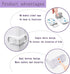 DHinkyoung 4 Pcs Safe Drawer Locks, Update Child Proof Cupboard Locks, Dual-button Baby Proofing Corner Locks