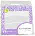More of Me to Love Cotton and Viscose Blend Tummy Liner, 3-Pack, Large, White